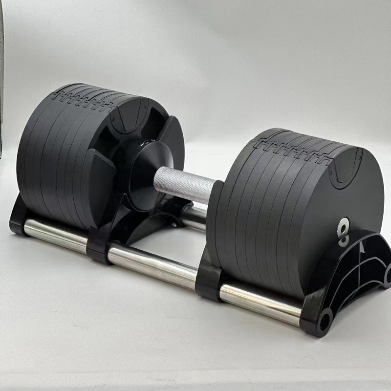 Adjustable Dumbbell Pair 40Kg - Set Alat Fitness dengan Beban yang