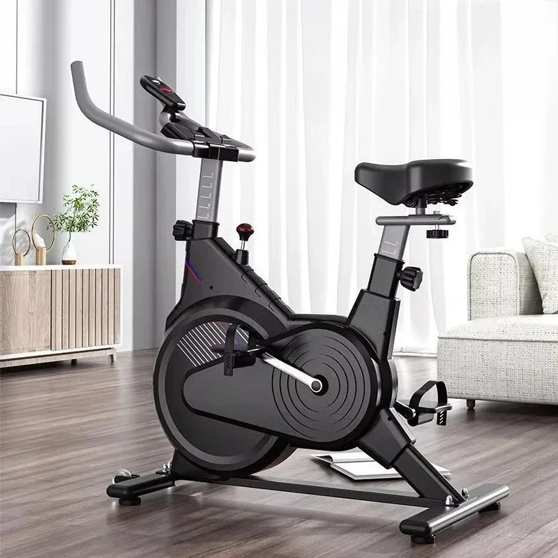 Exercise Bike Magnetic Resistance - Sepeda Statis Hitam Putih untuk Latihan