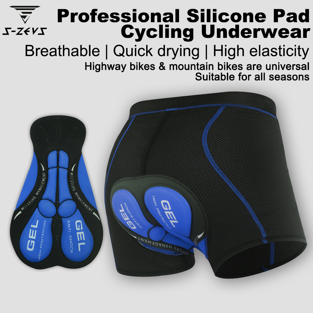 Padded Cycling Shorts 5D Gel - Celana Dalam Bersepeda Pria S-ZEUS dengan