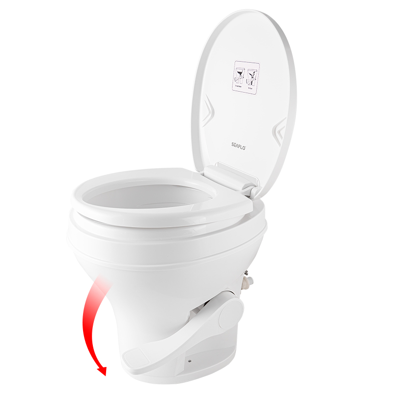 Camping - Toilet RV Portabel SEAFLO dengan Pedal