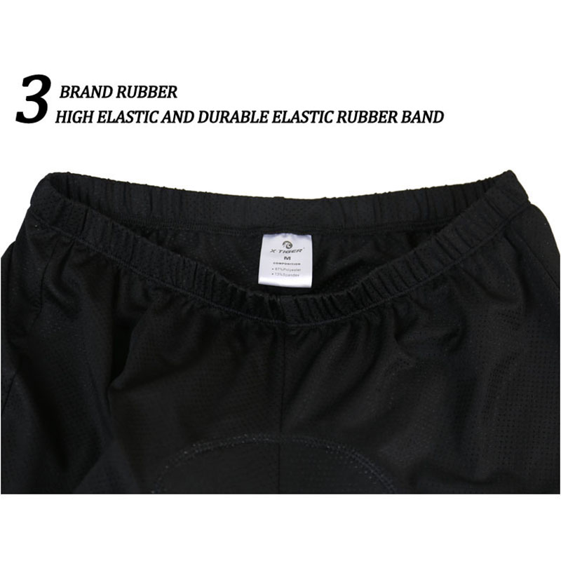 X-tiger celana pendek berseped - Padded Cycling Shorts 5D Gel ulasan dan harga