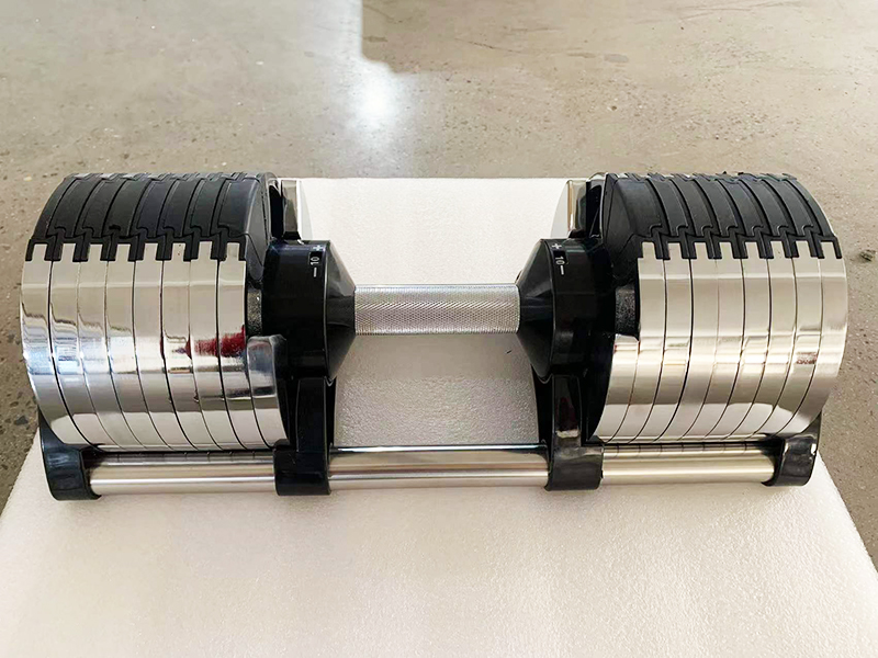 Halter krom dapat disesuaikan  - Adjustable Dumbbell Pair 40Kg ulasan dan harga