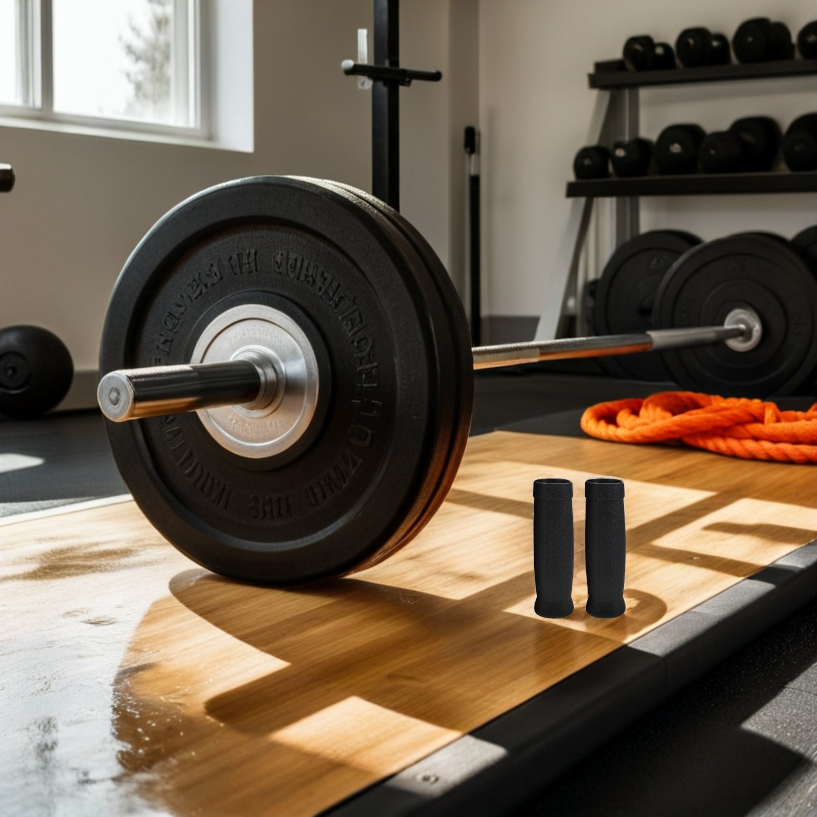 2 Buah Pegangan Barbel, Pelind - Fitness Equipment ulasan dan harga