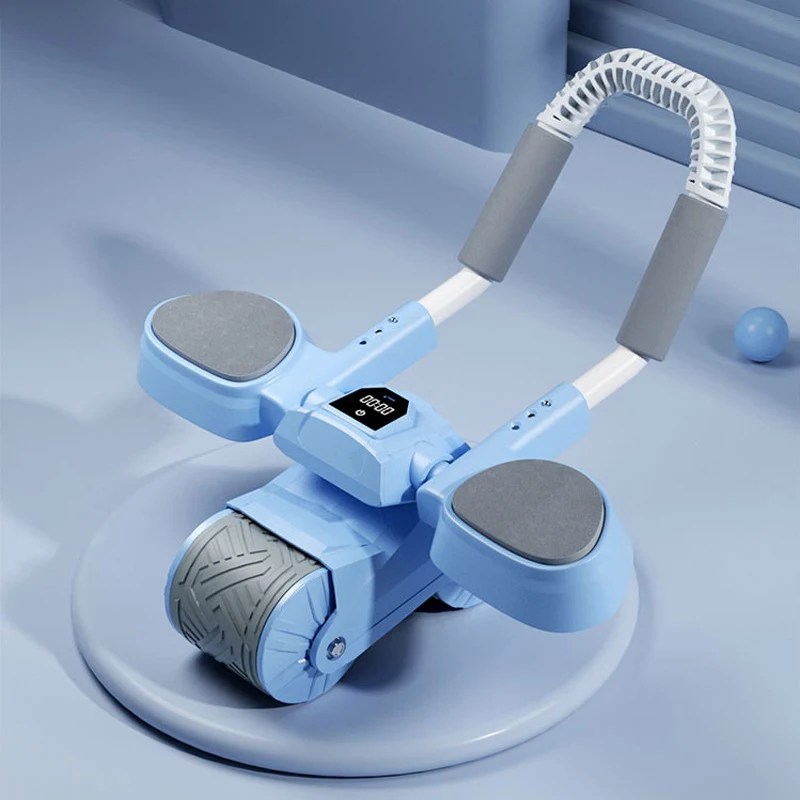 Alat Latihan Otot Perut dengan - Ab Roller Wheel With Elbow Support ulasan dan harga