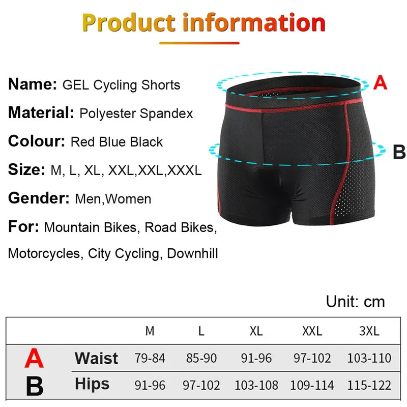 Celana Pendek Sepeda Gunung Pr - Padded Cycling Shorts 5D Gel ulasan dan harga