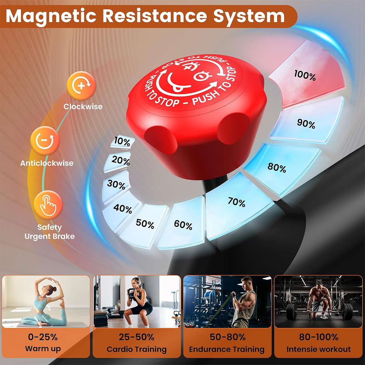 Sepeda Statis Pooboo, Sepeda S - Exercise Bike Magnetic Resistance ulasan dan harga