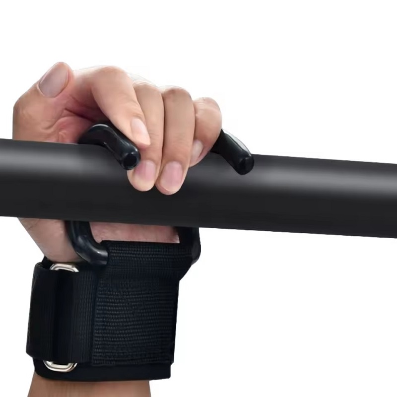 1 Pasang Pegangan Kait untuk A - Wrist Wraps Weightlifting Support ulasan dan harga