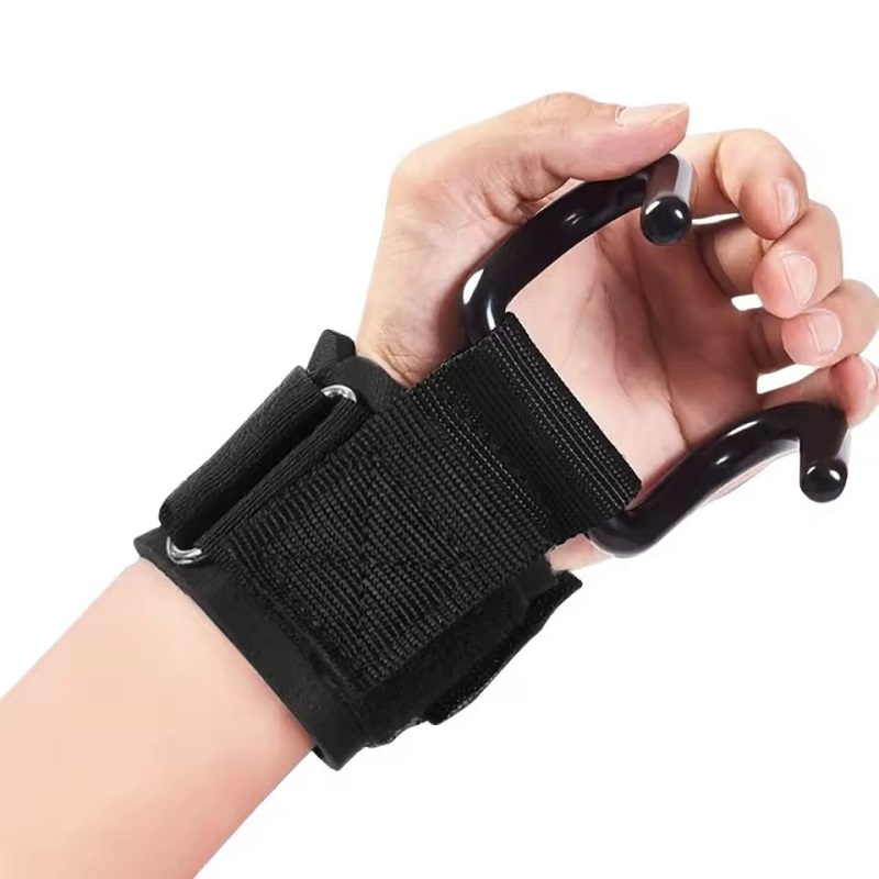 1 Pasang Pegangan Kait untuk A - Wrist Wraps Weightlifting Support ulasan dan harga