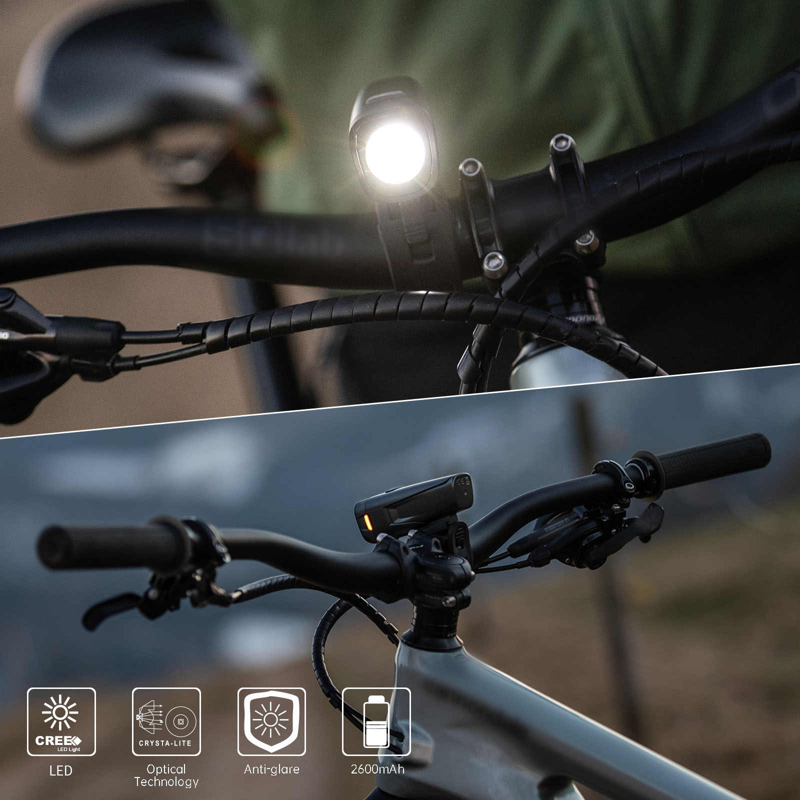 Lampu depan sepeda, 1000 lumen - Rechargeable Bicycle Headlight 1000 Lumen ulasan dan harga