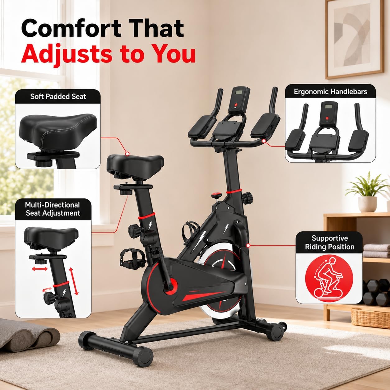Sepeda Statis Magnetik untuk O - Exercise Bike Magnetic Resistance ulasan dan harga