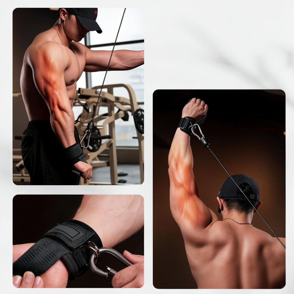 Tali Pengangkat Beban Profesio - Wrist Wraps Weightlifting Support ulasan dan harga