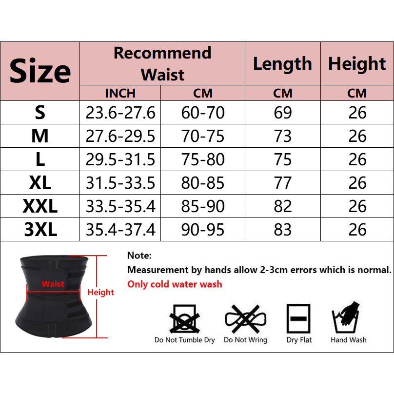 Sabuk Pelangsing Tubuh, Korset - Sweat Waist Trainer Belt Neoprene ulasan dan harga