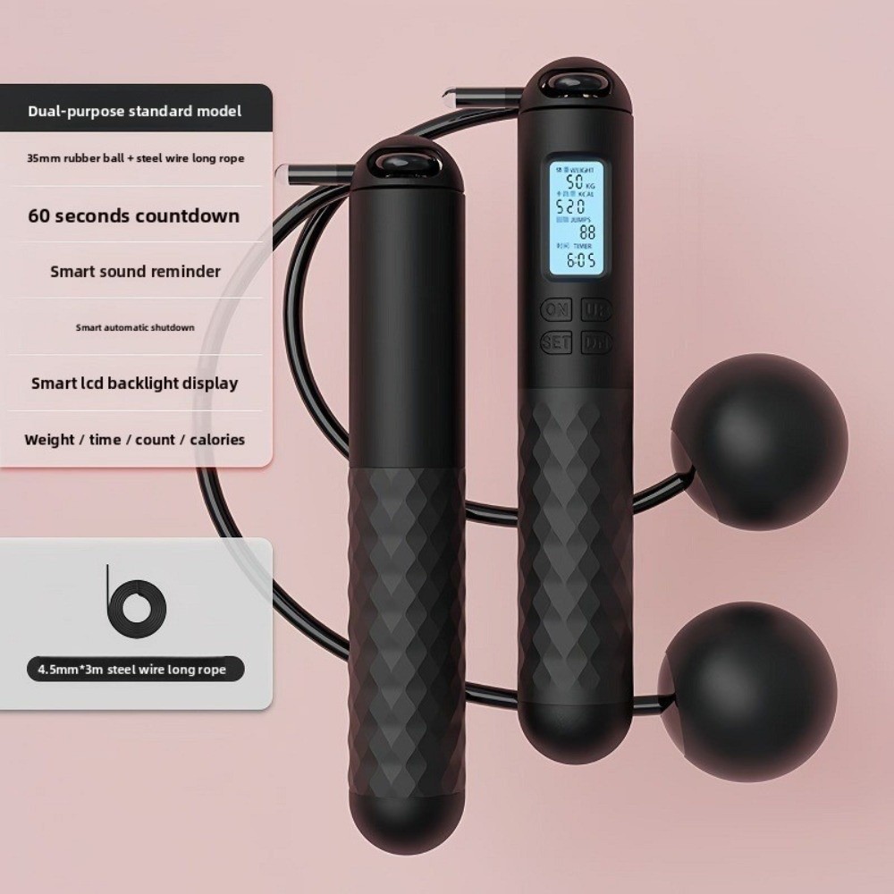 Tali Lompat Tanpa Kabel yang D - Smart Jump Rope Digital Counter ulasan dan harga