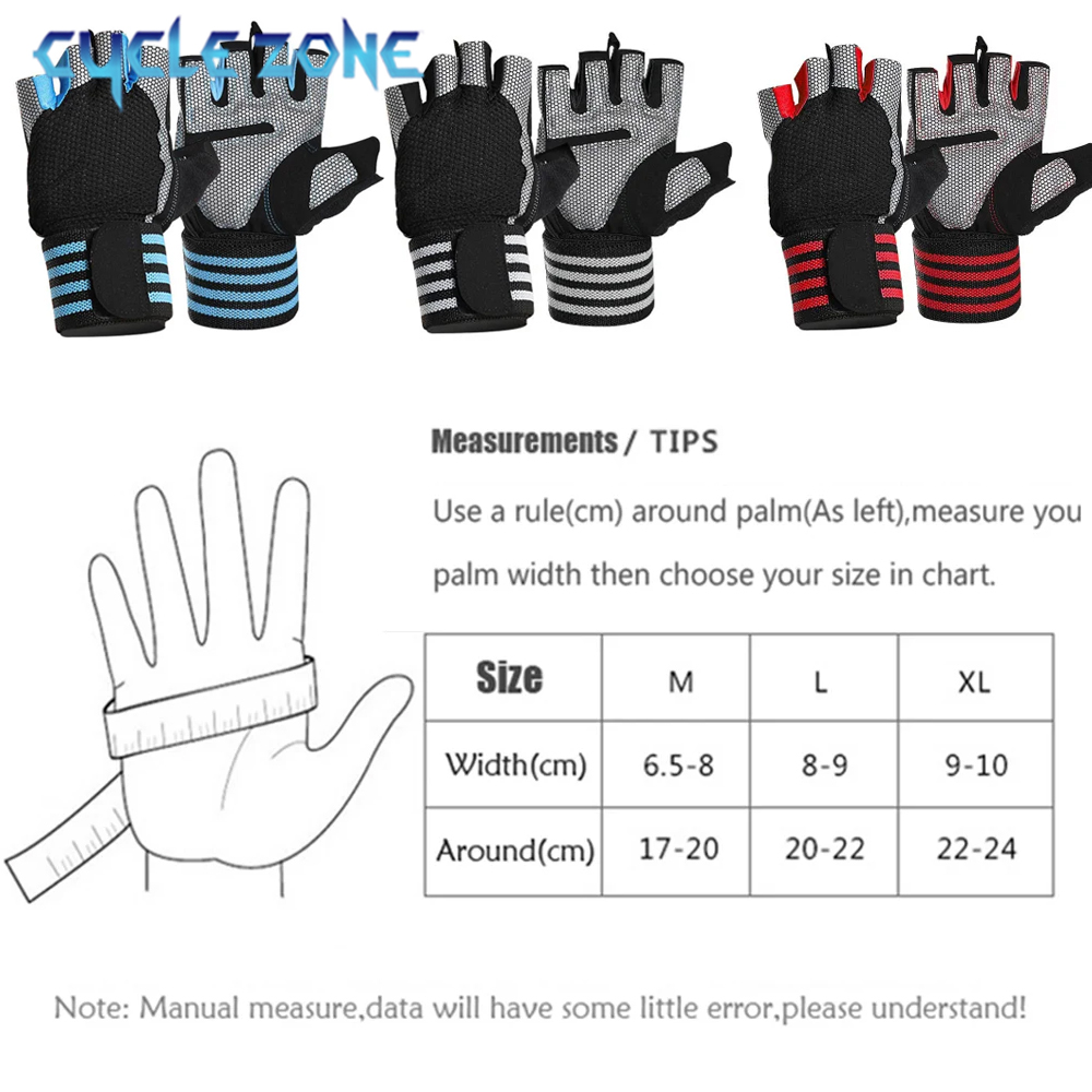 1 Pasang Sarung Tangan Fitness - Wrist Wraps Weightlifting Support ulasan dan harga