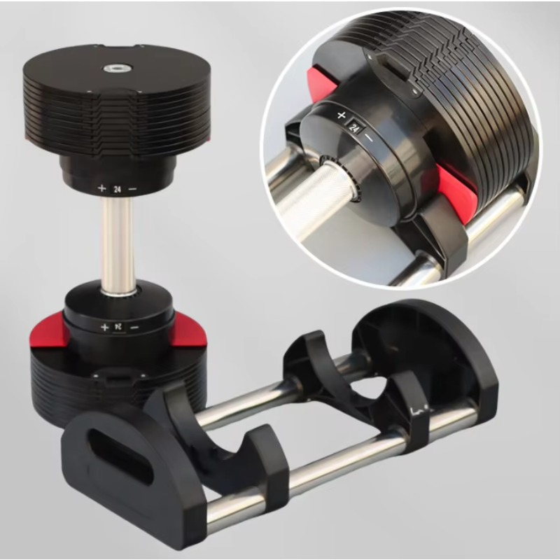 Set Dumbbell Plat Baja Elektro - Adjustable Dumbbell Pair 40Kg ulasan dan harga
