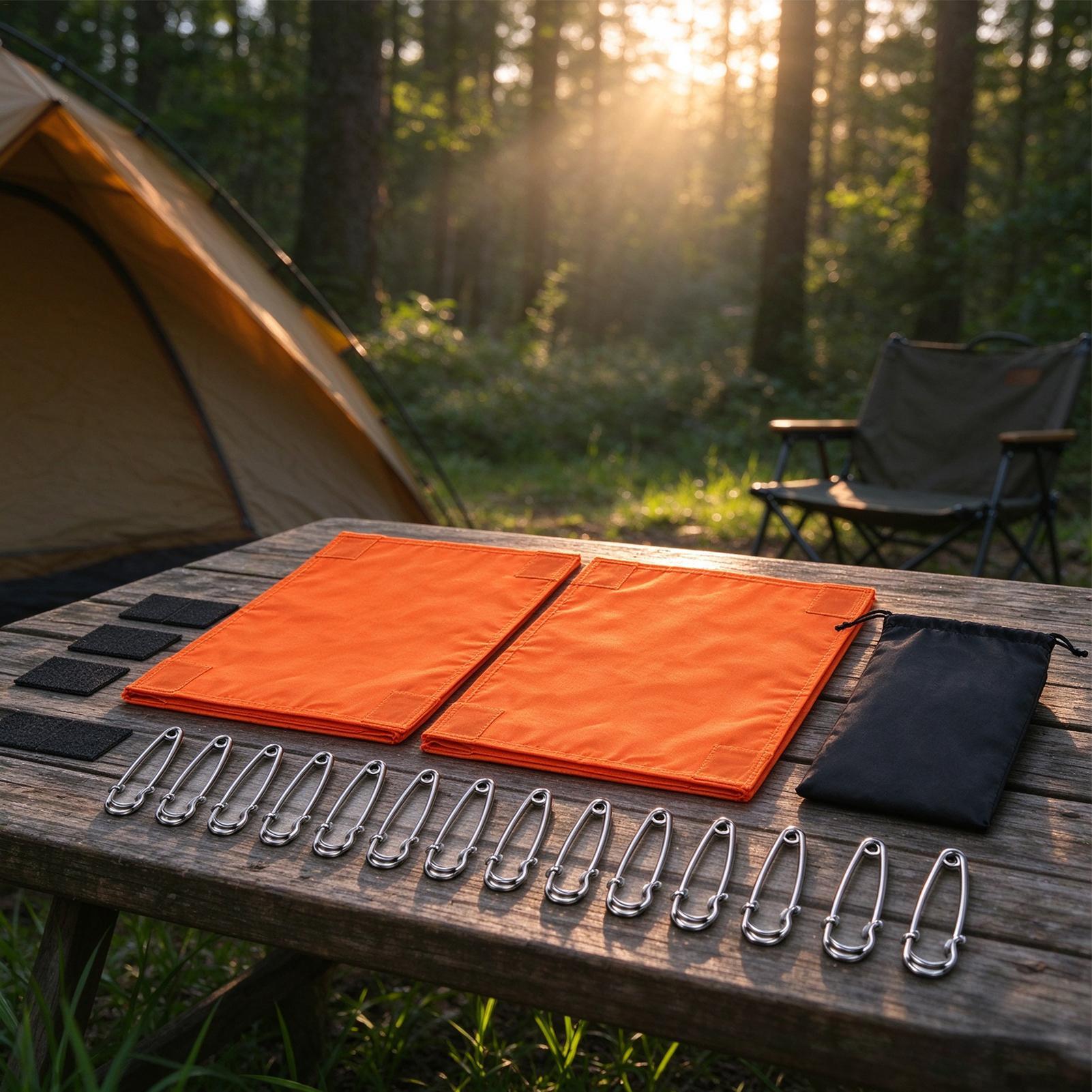 Penutup Kain Oranye Terang, Ba - Camping ulasan dan harga
